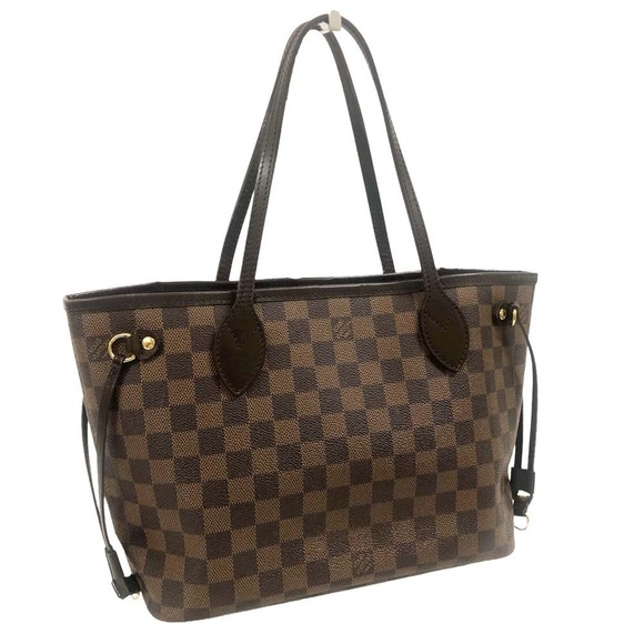 Louis Vuitton Handbags - Louis Vuitton Neverfull Tote Bag Shoulder Damier Ebene Brown Business Luxury